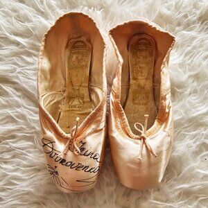 Pointe Shoes Signed by Irina Dvorovenko, American Ballet Theatre